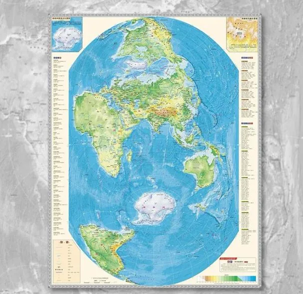 El mapa vertical del mundo
