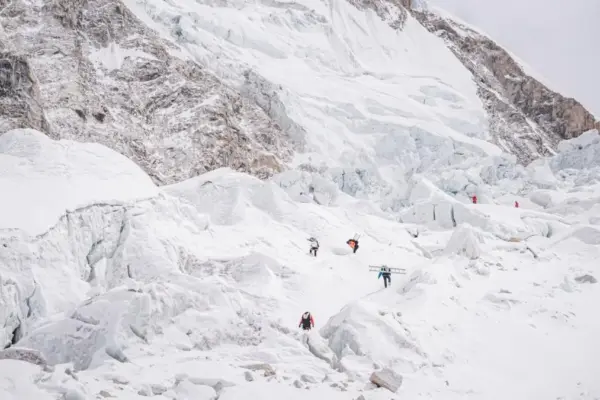 All clear on Everest: a route opened through the Icefall to Camp 1