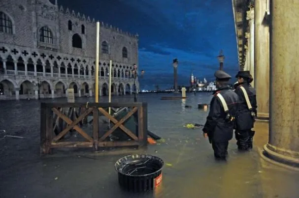 St. Mark's Square, flooded in 2019 