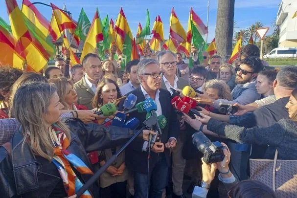 El candidato de Vox a la presidencia de la Junta de Andalucía, Manuel Gavira  