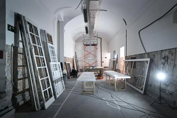 Obras para la reapertura de la Botica Real 