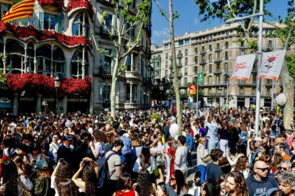 A Sant Jordi not suitable for allergy sufferers