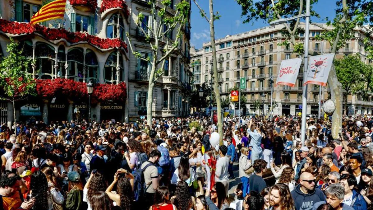 A Sant Jordi not suitable for allergy sufferers