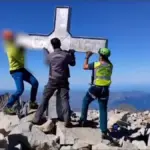 “They cut it with an angle grinder and pushed it down”, they investigate the disappearance of the Aneto Cross