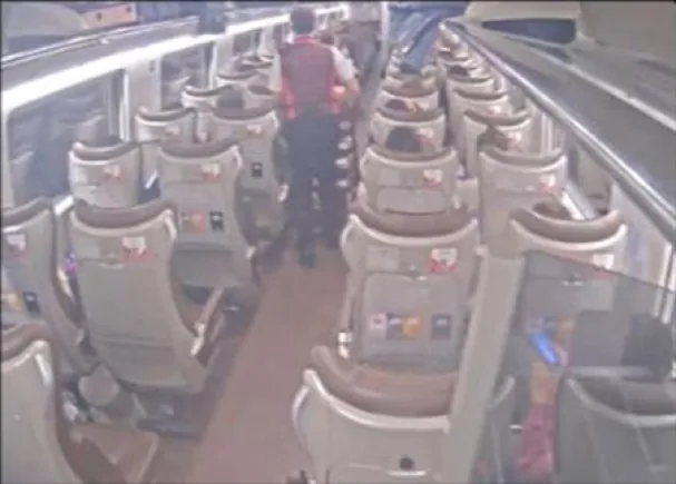 Imágenes del interior del iryo accidentado en Adamuz