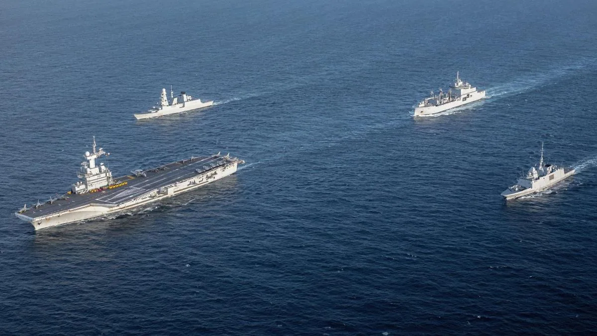 They again bypass the security of the aircraft carrier 'Charles de Gaulle' after introducing a chip into one of its escort ships