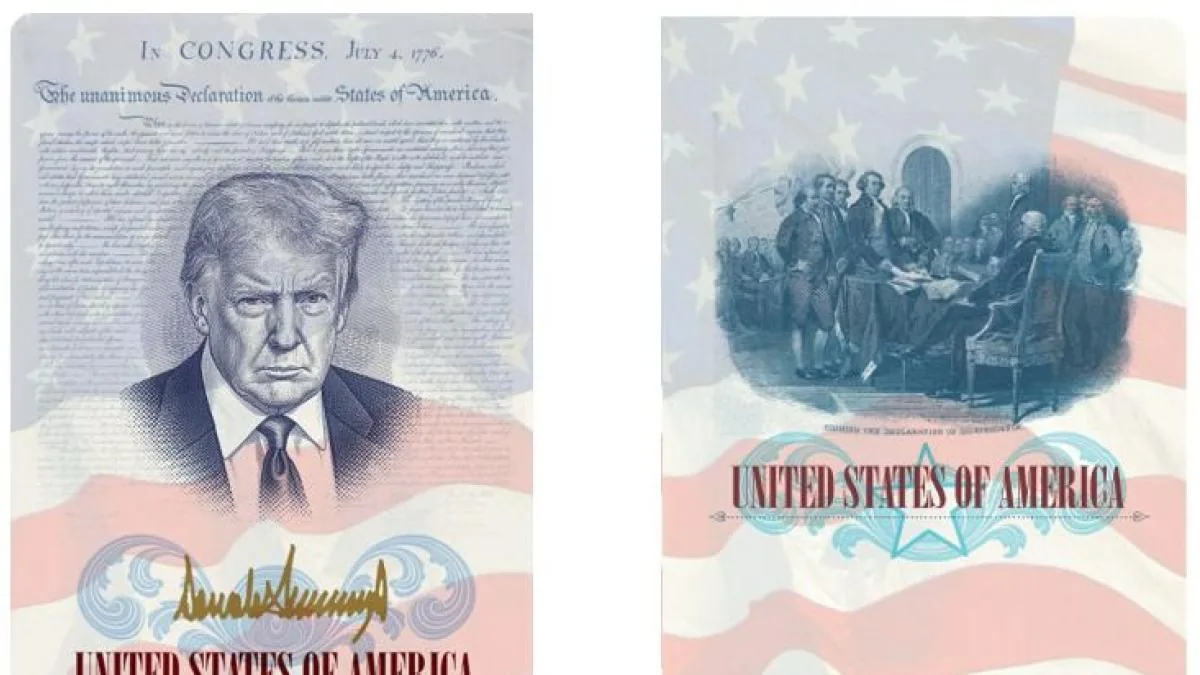 United States is preparing exclusive passports with Donald Trump's face
