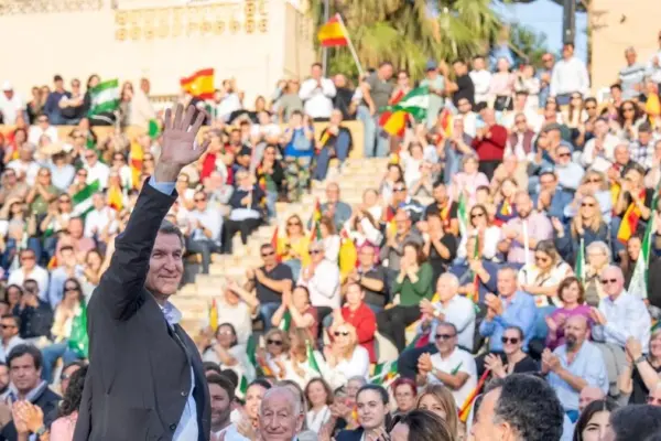 Feijóo, in Almería: “We do not want to establish the Andalucía of the Ábalos and Montero's gang”