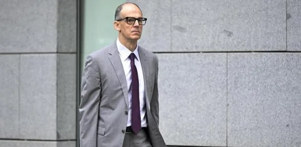El principal investigador del caso Gürtel, Manuel Morocho, a su llegada a la Audiencia Nacional 