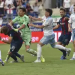 Andrada, suspended for 13 matches after his brutal aggression in the Huesca-Zaragoza match