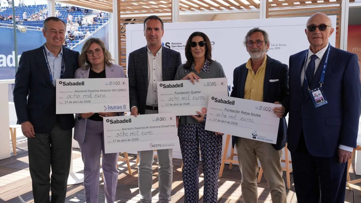The "Solidarity Aces" of Banco Sabadell are dedicated this year to rare diseases