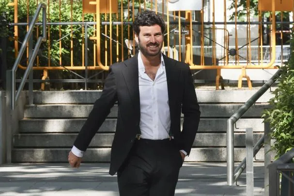  Guillermo Bárcenas leaving the Audiencia Nacional