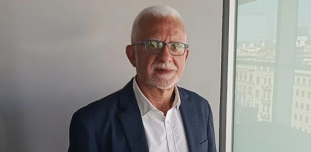 Vicens Lozano durante la entrevista