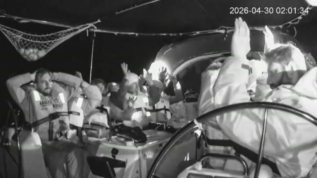 Israel detains 175 activists from the Flotilla that set sail from Barcelona near Crete