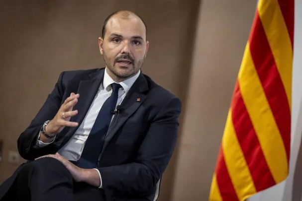 Minister Dalmau, during the interview