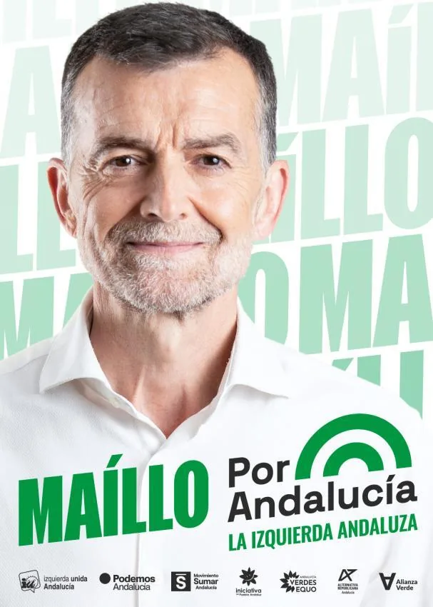 Por Andalucía electoral poster in the 17-M campaign.