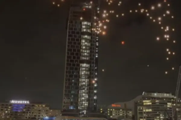 A disastrous drone show in Sydney: 89 disconnected and fell into the sea