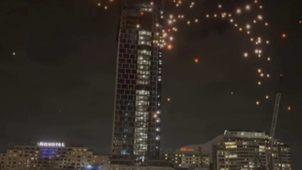 A disastrous drone show in Sydney: 89 disconnected and fell into the sea