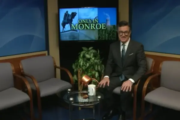 Stephen Colbert returns to Michigan public television after being fired from CBS due to pressure from Trump