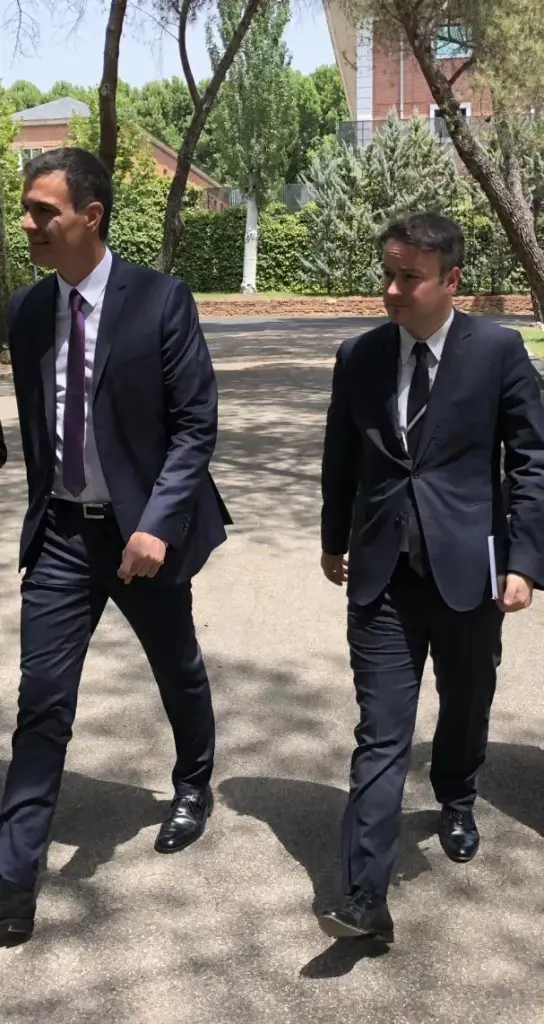 Pedro Sánchez e Iván Redondo