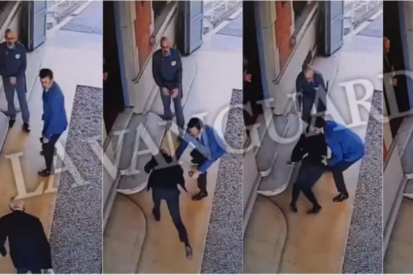 From Echevarría to Andic, the video of a previous fall