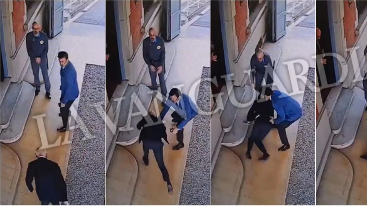 From Echevarría to Andic, the video of a previous fall