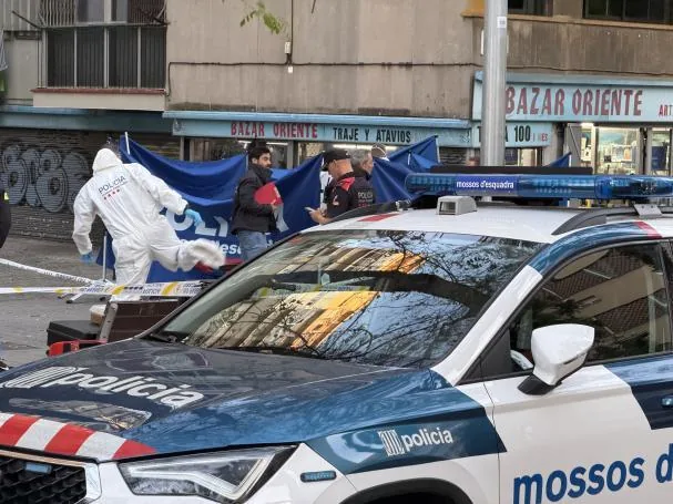 Mossos operation for the death of a man on Mineria Street in Barcelona, this Saturday 
