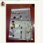 The register in Zapatero's office: agendas, about thirty jewels in the safe, and several hard drives