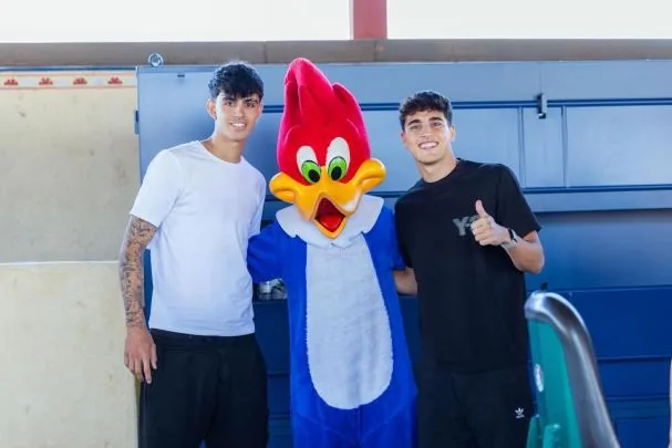 Marc Bernal y Pau Cubarsí en PortAventura