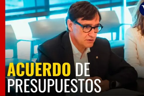 Alícia Romero appears to explain the details of the budget agreement