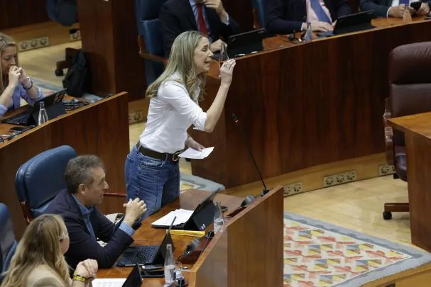 La portavoz del PSOE en la Asamblea de Madrid, Mar Espinar 