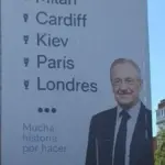 Florentino copies Laporta with a banner praising his legacy next to the Bernabéu