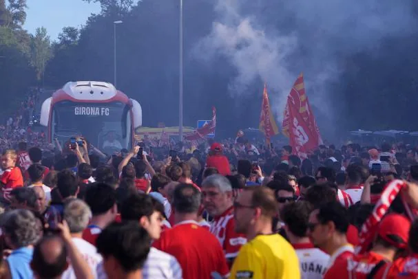 Girona fans responded