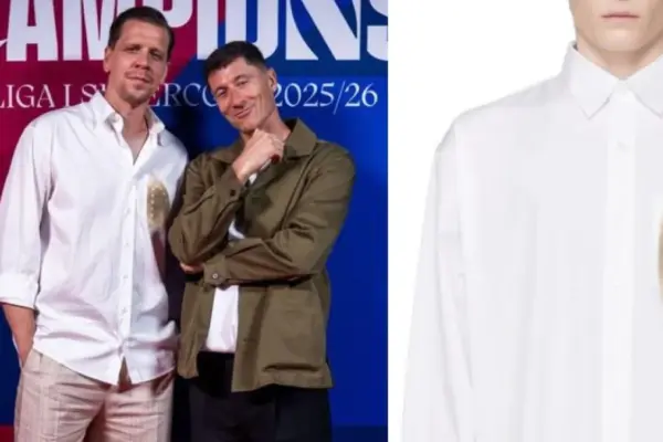 The controversial shirt of Szczęsny with the iron mark is from Vetements and costs 750 euros