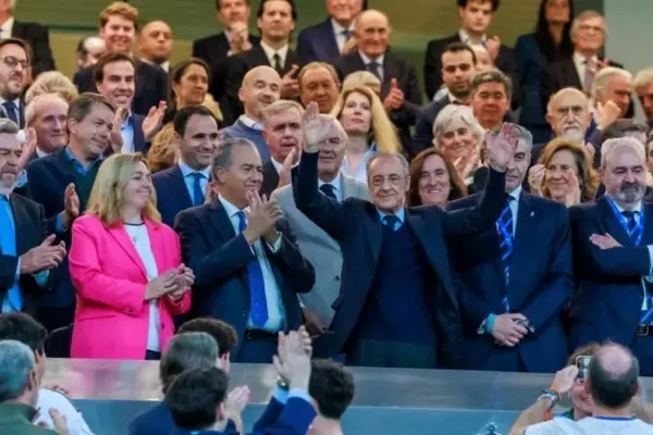 Florentino argues with a partner, two banners are removed and Vinícius and Mbappé, the accused