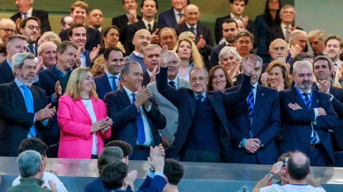 Florentino argues with a partner, two banners are removed and Vinícius and Mbappé, the accused
