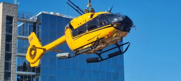 Jan Koun’s helicopter has flown without flying in the port of Barcelona