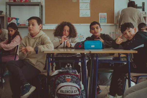Alumnos del CEIP Ana Lluch de Cheste