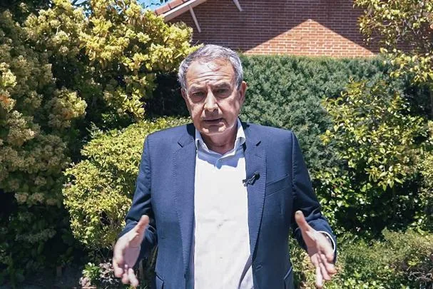 José Luis Rodríguez Zapatero, last Tuesday