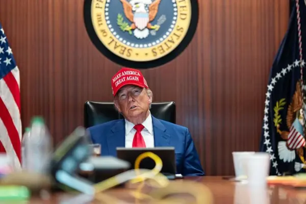 Trump, gathered at the White House to make a "final determination" on Iran