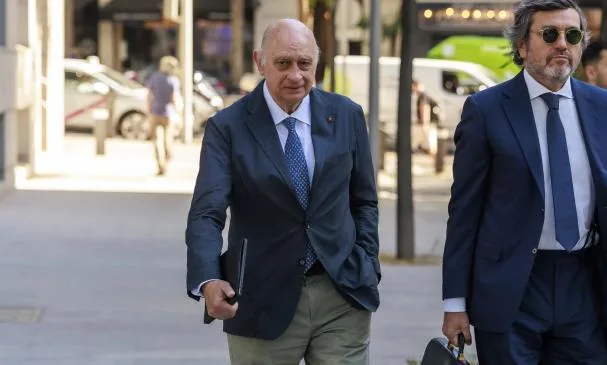 Former minister Jorge Fernández Díaz arriving at the Court