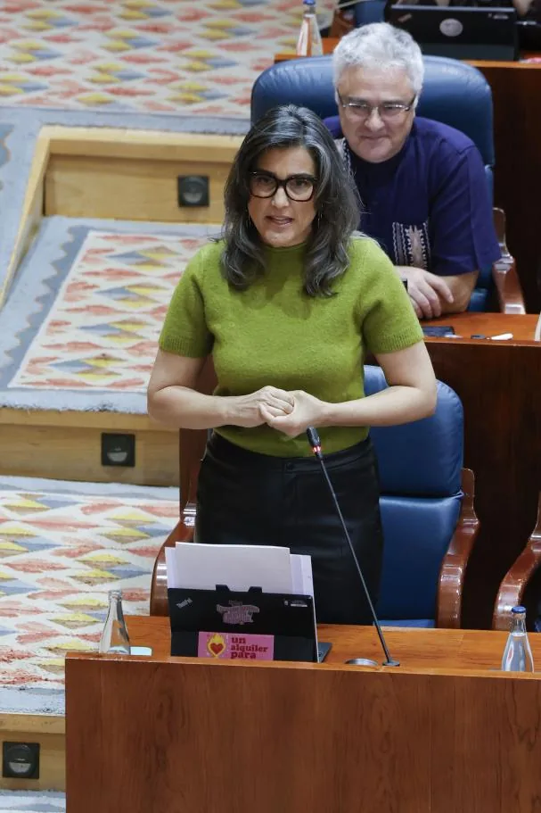 La portavoz de Más Madrid en la Asamblea, Manuela Bergerot 