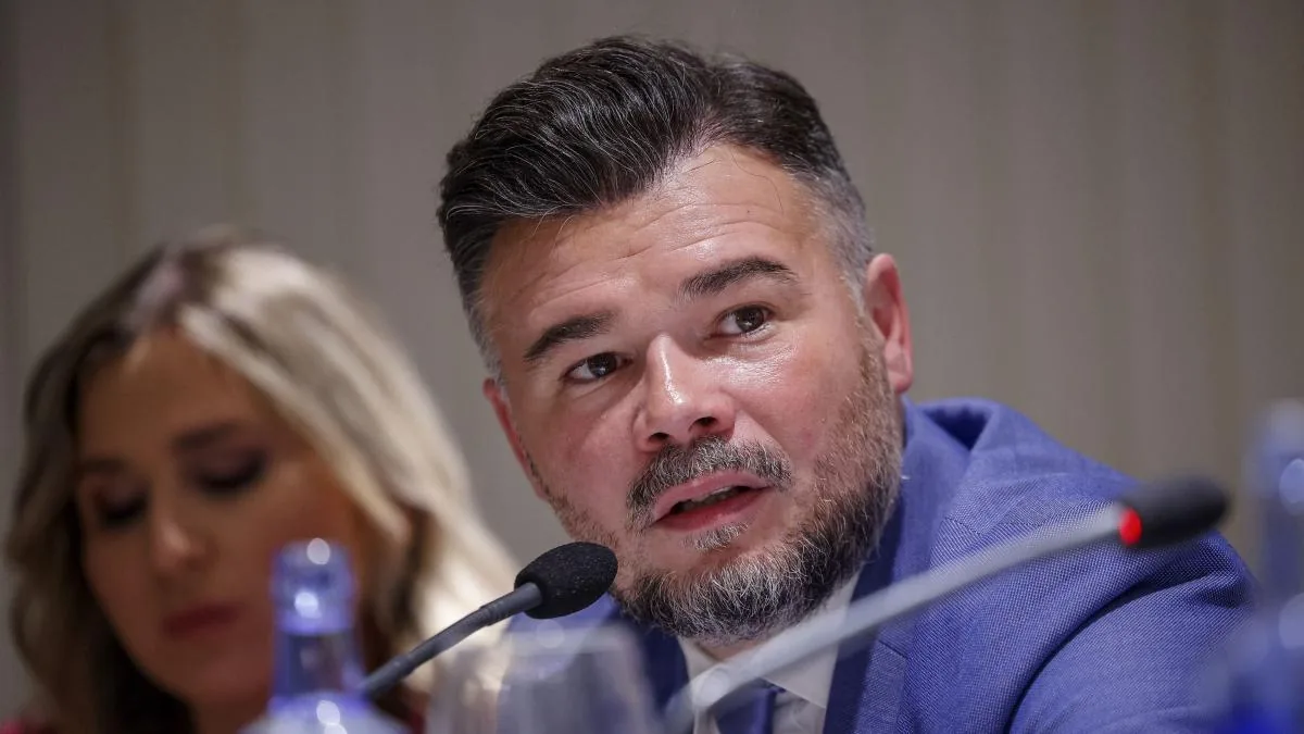 Rufián, "willing" to be a candidate for a new left-wing space and sets conditions for ERC