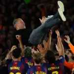 Hansi Flick celebrates his second League title on his saddest day: “I will never forget this day”