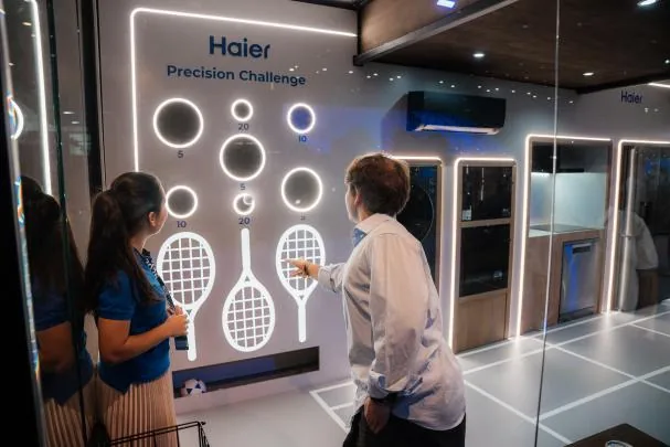 The main activation was the 'Haier Precision Challenge', with more than 1,400 participants between the Madrid and Barcelona tournaments