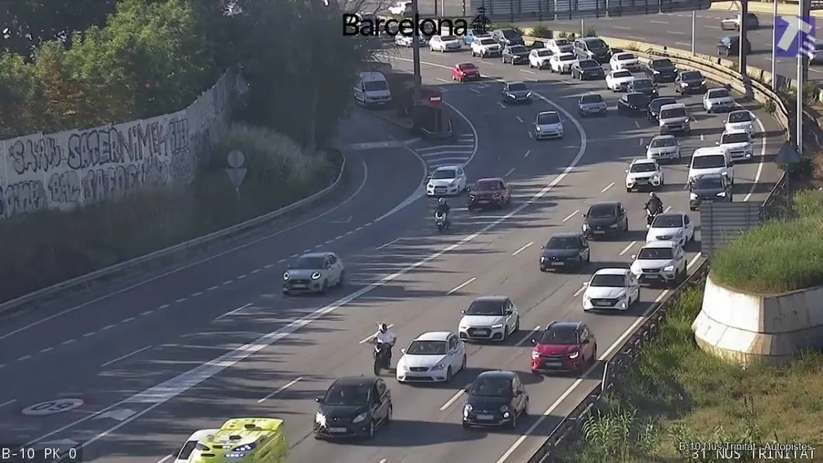 Queues of up to 17 kilometers on the return to Barcelona after the Second Easter holiday weekend