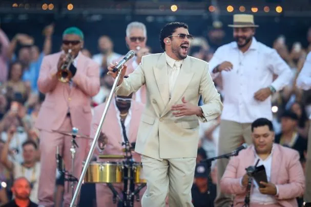 Bad Bunny en el primer concierto en Barcelona
