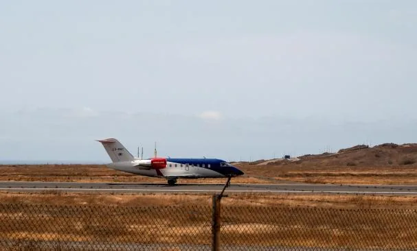 One of the planes transporting passengers infected with hantavirus from Cape Verde to the Netherlands.
