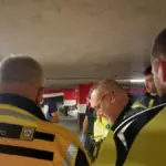 A man dies trapped between his car and a column in a garage in Madrid