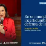 Margarita Robles, protagonist of a new Foros de Vanguardia